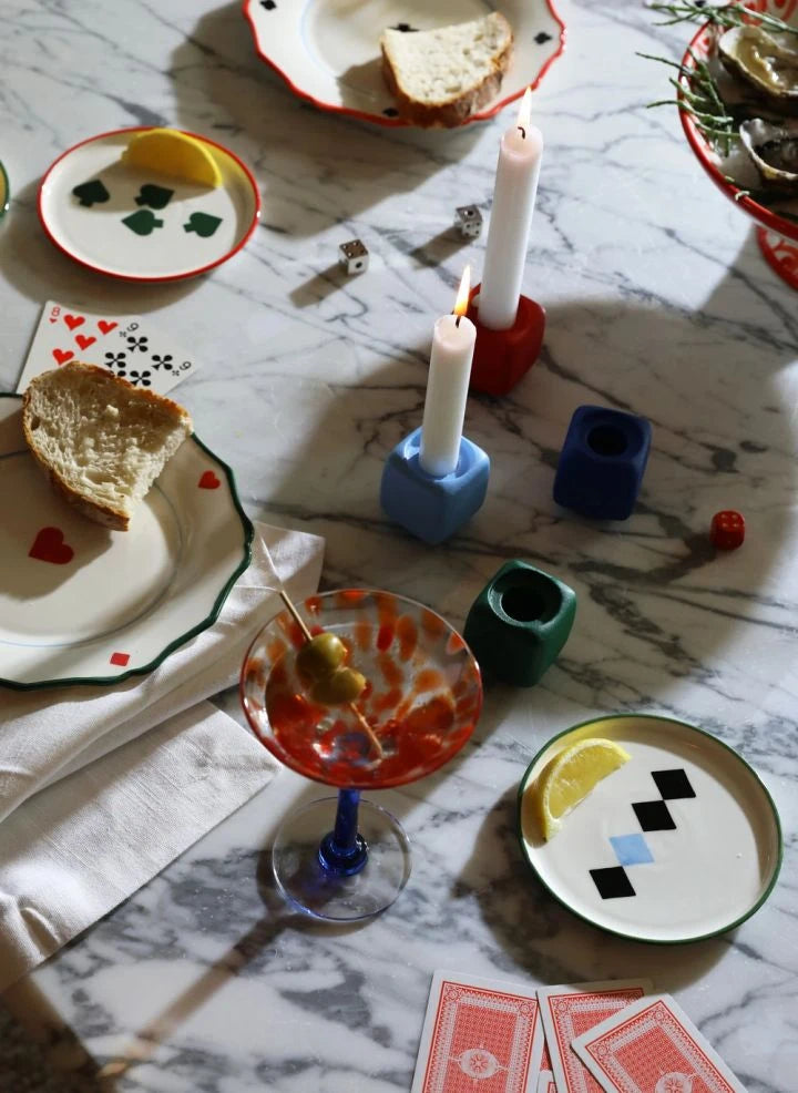 &Klevering - Heart and Clover Plates - 2-piece Set