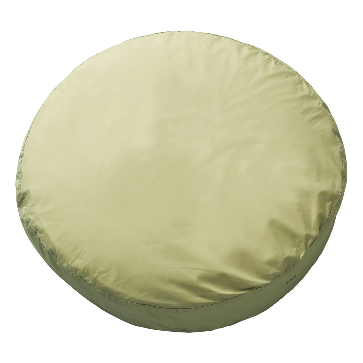 Suite 702 - Organic Cotton Percale Round Pillow | Chrome Green