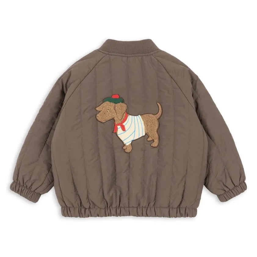 Konges Sløjd - Juno Dog Bomber Jacket | Brown