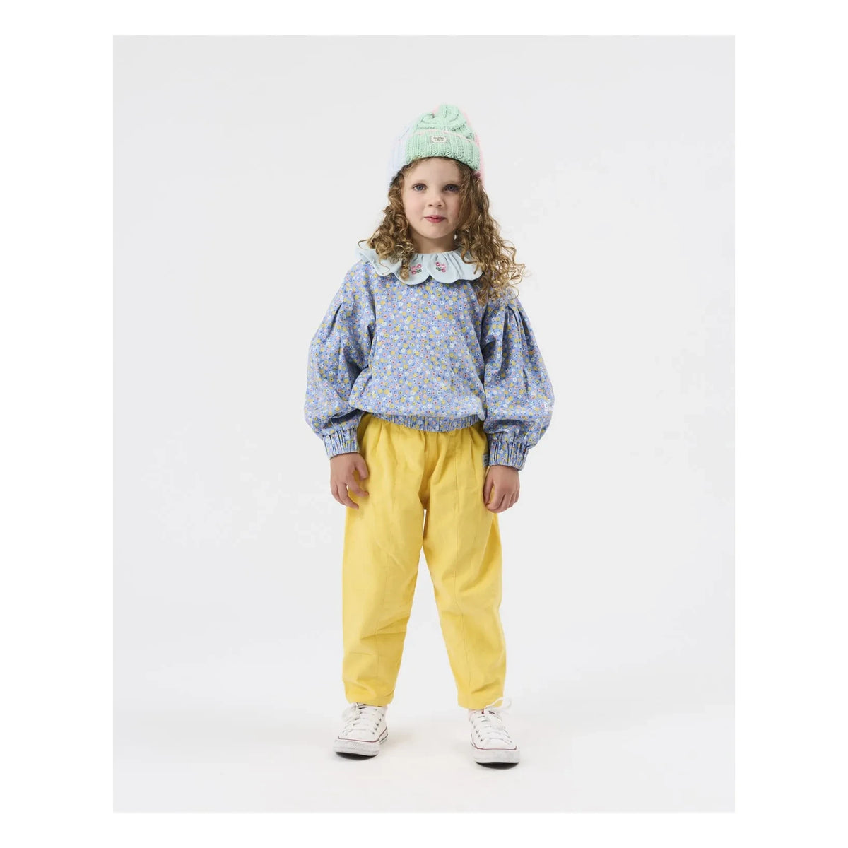 Goldie + Ace - Blue Floral Blouse