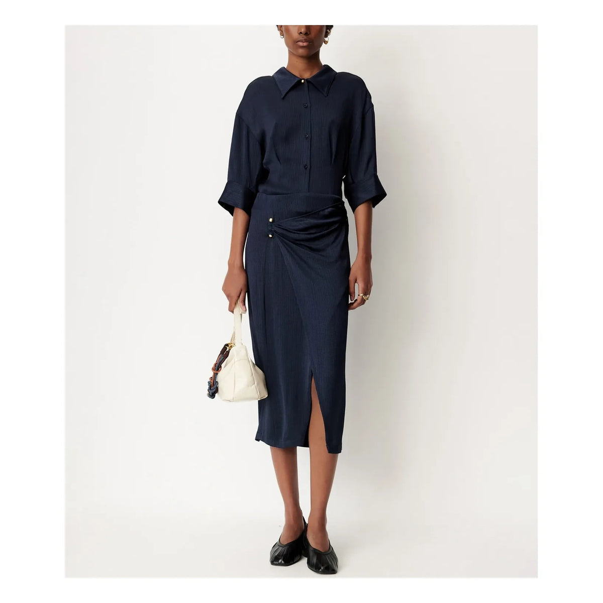 Sessùn - Darcy blouse | Navy