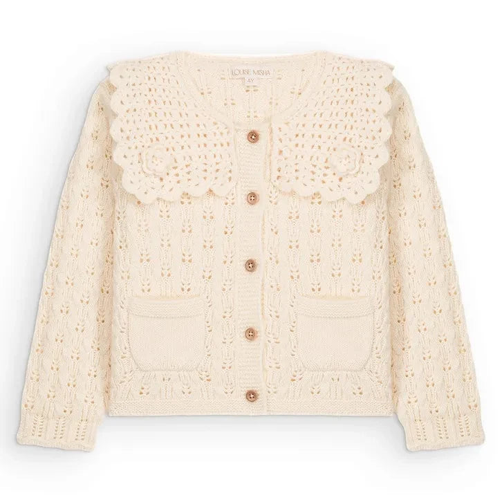 Louise Misha - Anouchka Cardigan | Cream