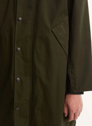 Barbour - Long Waterproof Jacket for Travel | Dark green