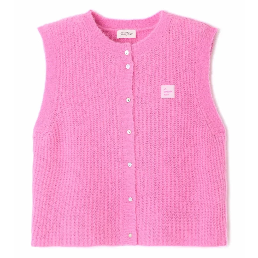 American Vintage - East Alpaca Cardigan | Candy Pink