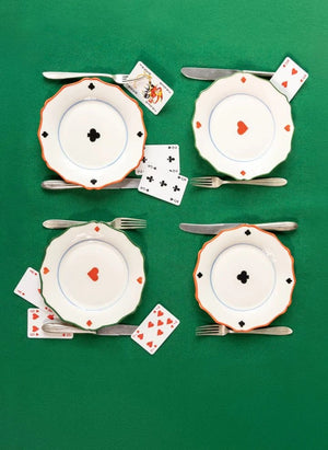 &Klevering - Heart and Clover Plates - 2-piece Set