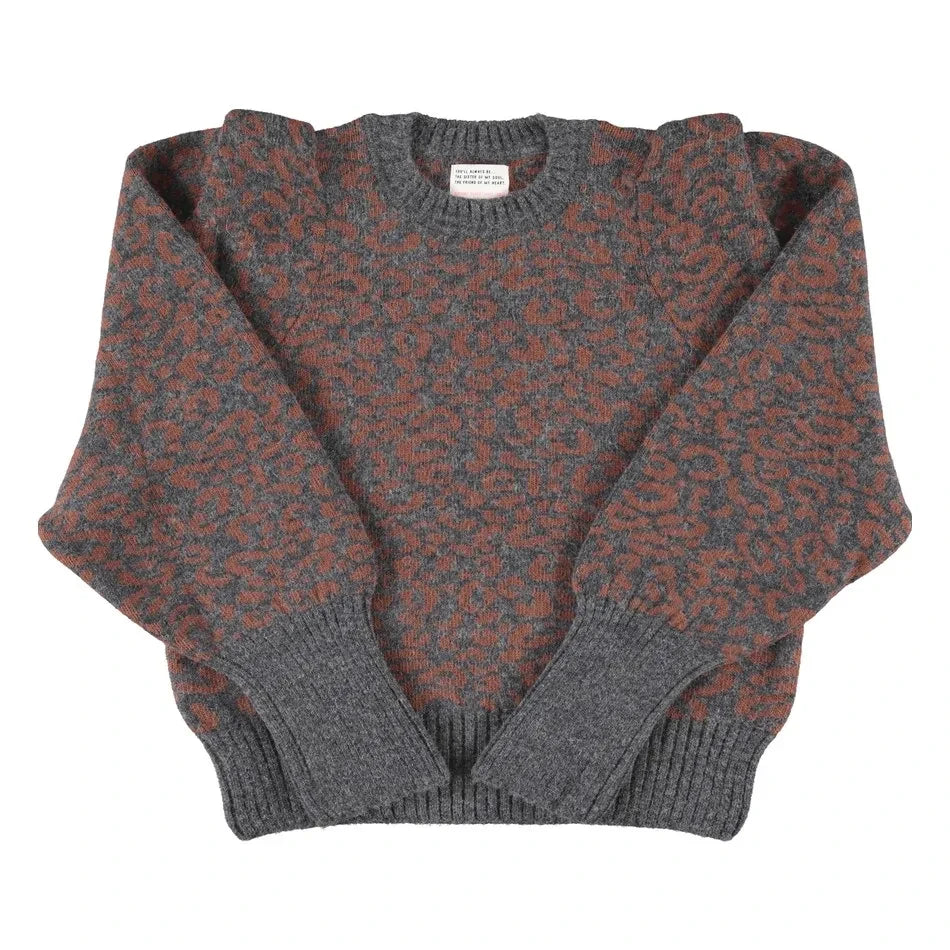 Sisters Department - Animal Wool Sweater | Gray