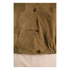 Sacrécoeur - Lise Leather Jacket | Khaki