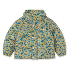 Tinycottons - Floral Print Puffer Jacket | Blue