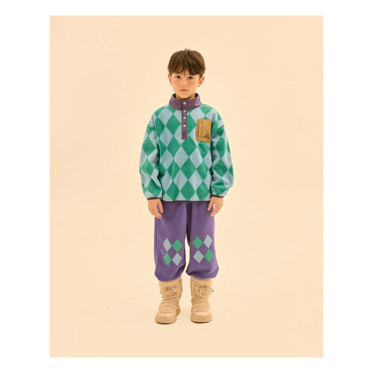 Jelly Mallow - Argyle Sweatshirt | Mavi