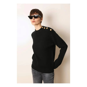Laurence Bras - Wool Bobbin Sweater | Black