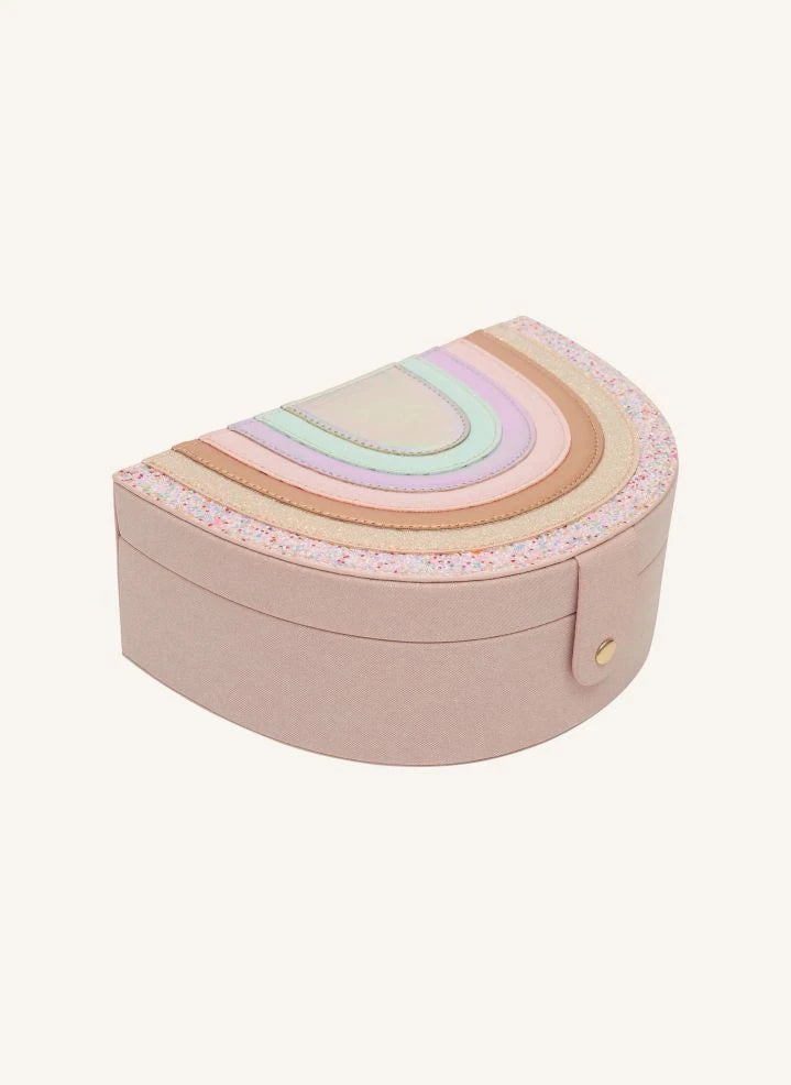 Mimi & Lula - Dreamwish Rainbow Jewellery Box | Pale Pink