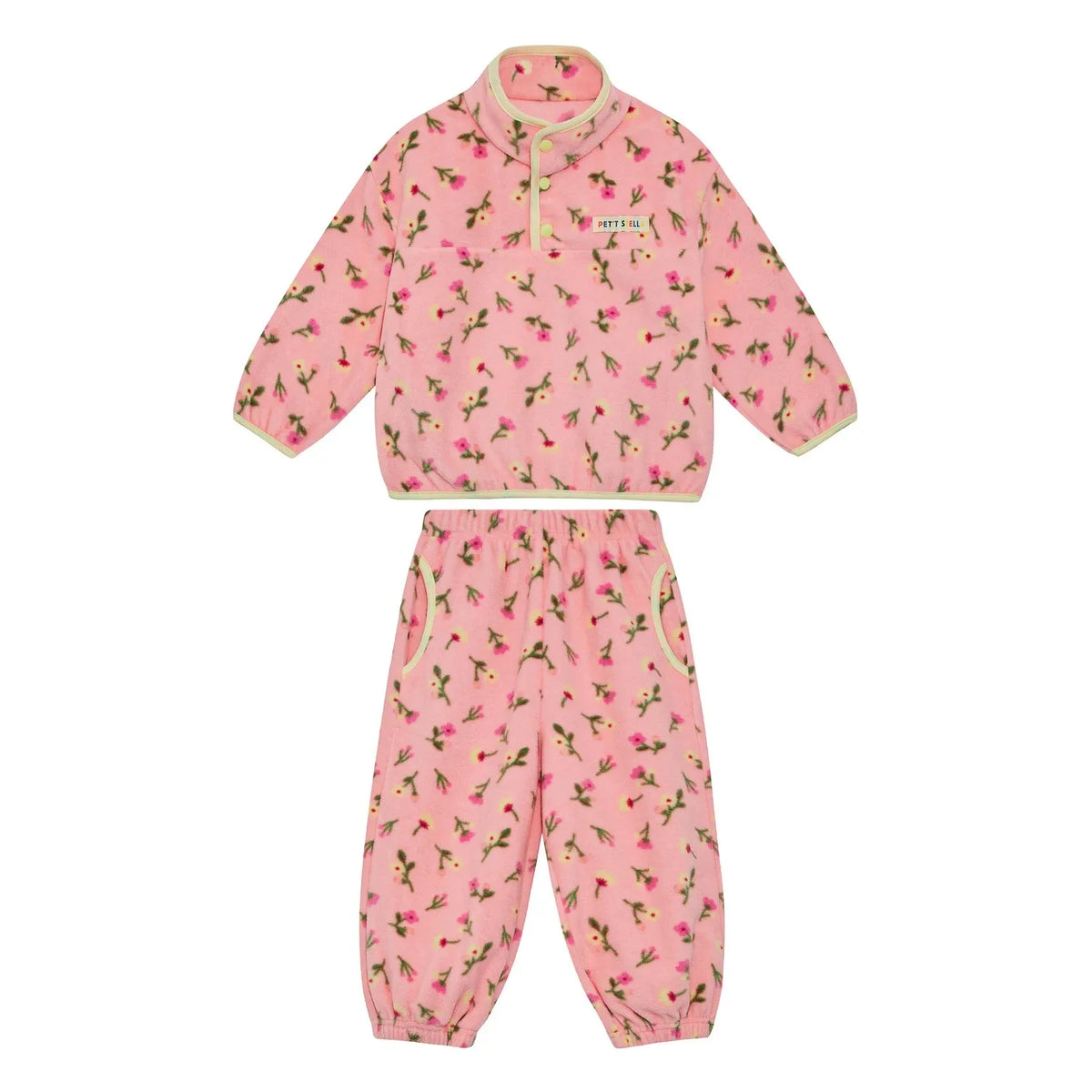 Petit Stella - Floral Fleece Set | Pink