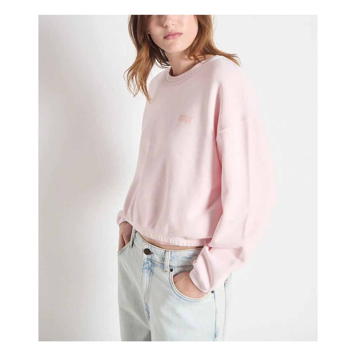 American Vintage - Izubird sweatshirt | Sugar pink