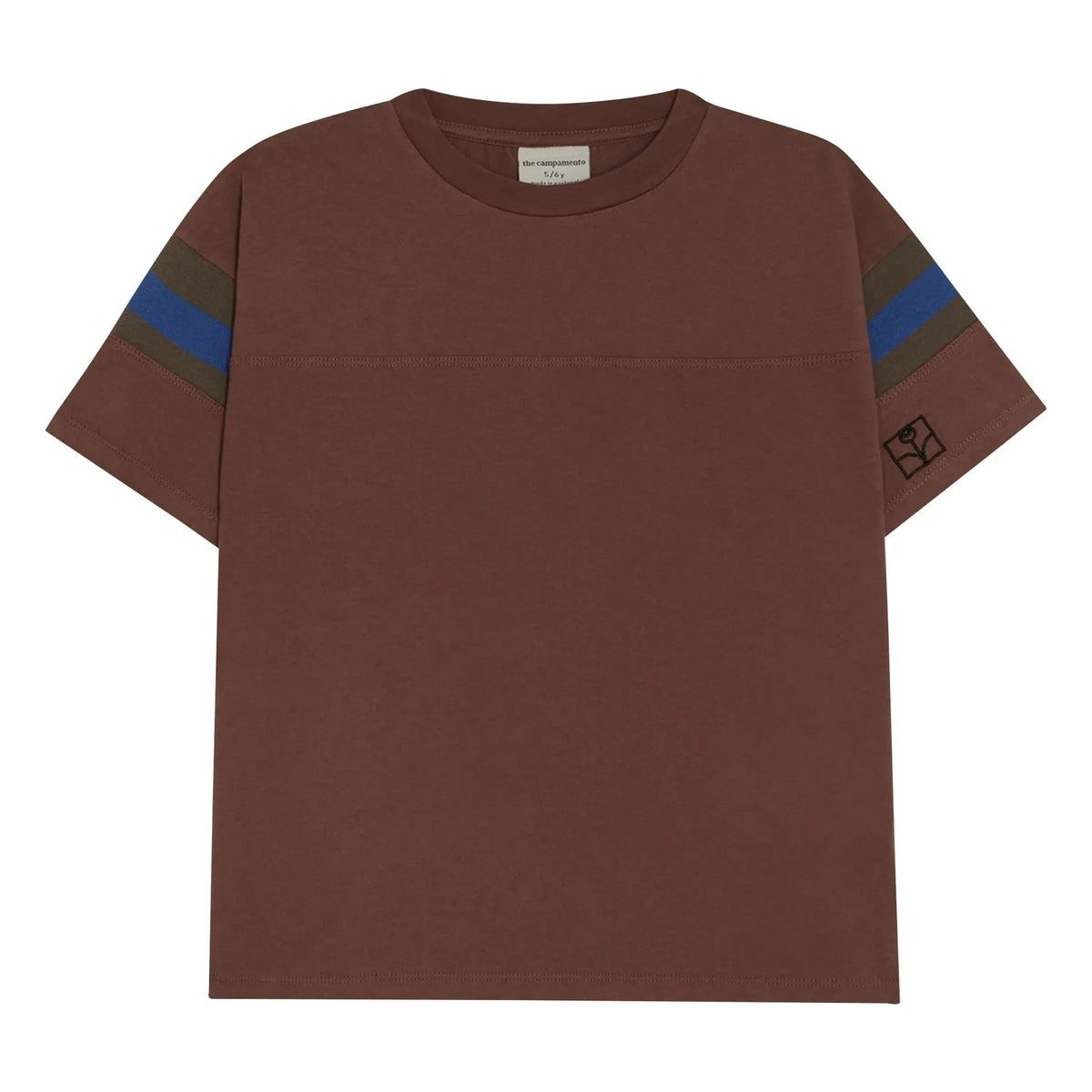 The Campamento - Striped T-Shirt | Brown