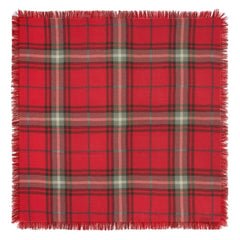 Bompard - Swann Tartan Cashmere Mini Scarf | Red