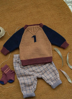 1+ in the family - Patrick Merino Wool Sweater | Brown