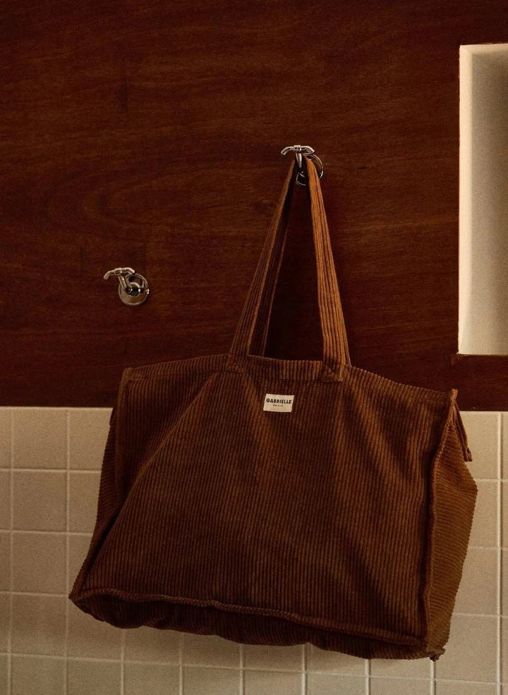 Gabrielle Paris - Velvet Weekend Bag | Camel