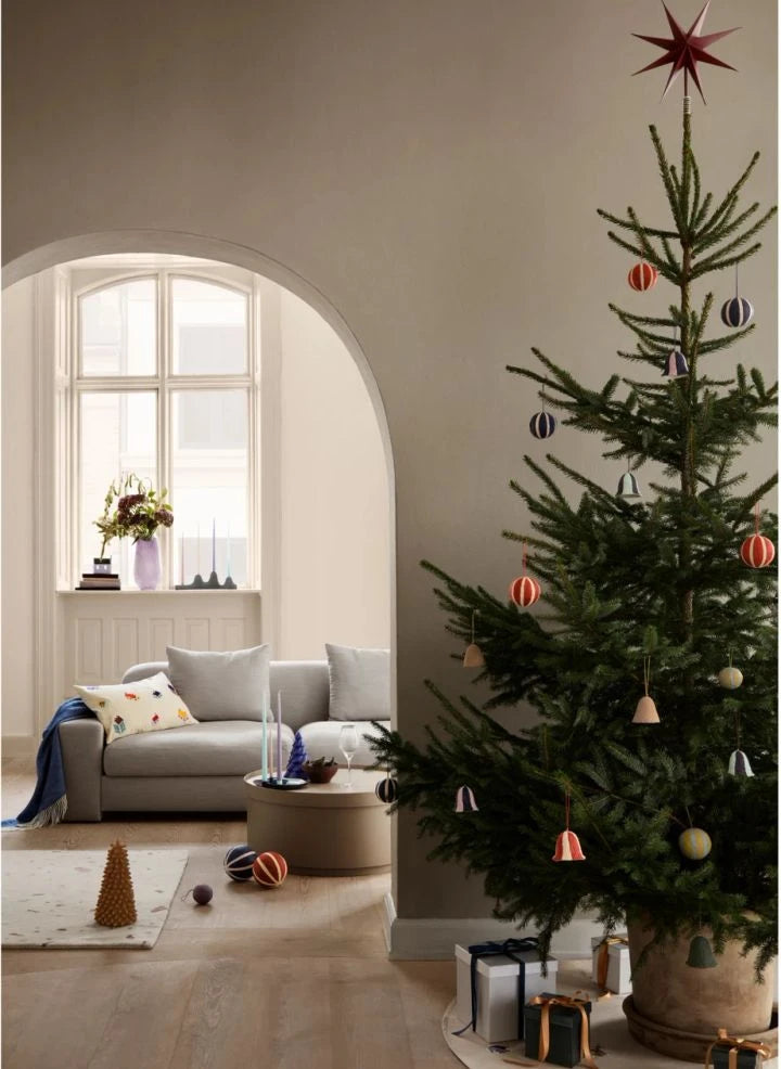 Broste Copenhagen - Cotton Christmas Ornament | Burgundy