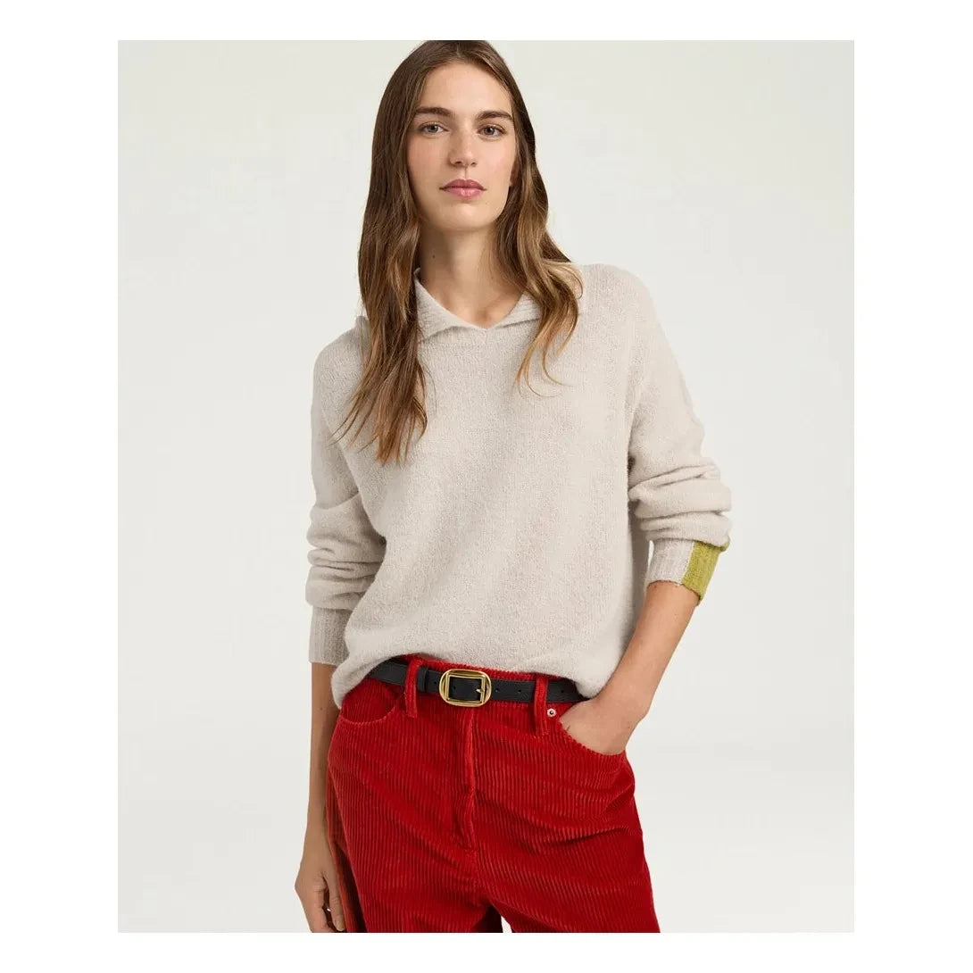 Momoni - Glampi Wool Sweater | Panna Cotta