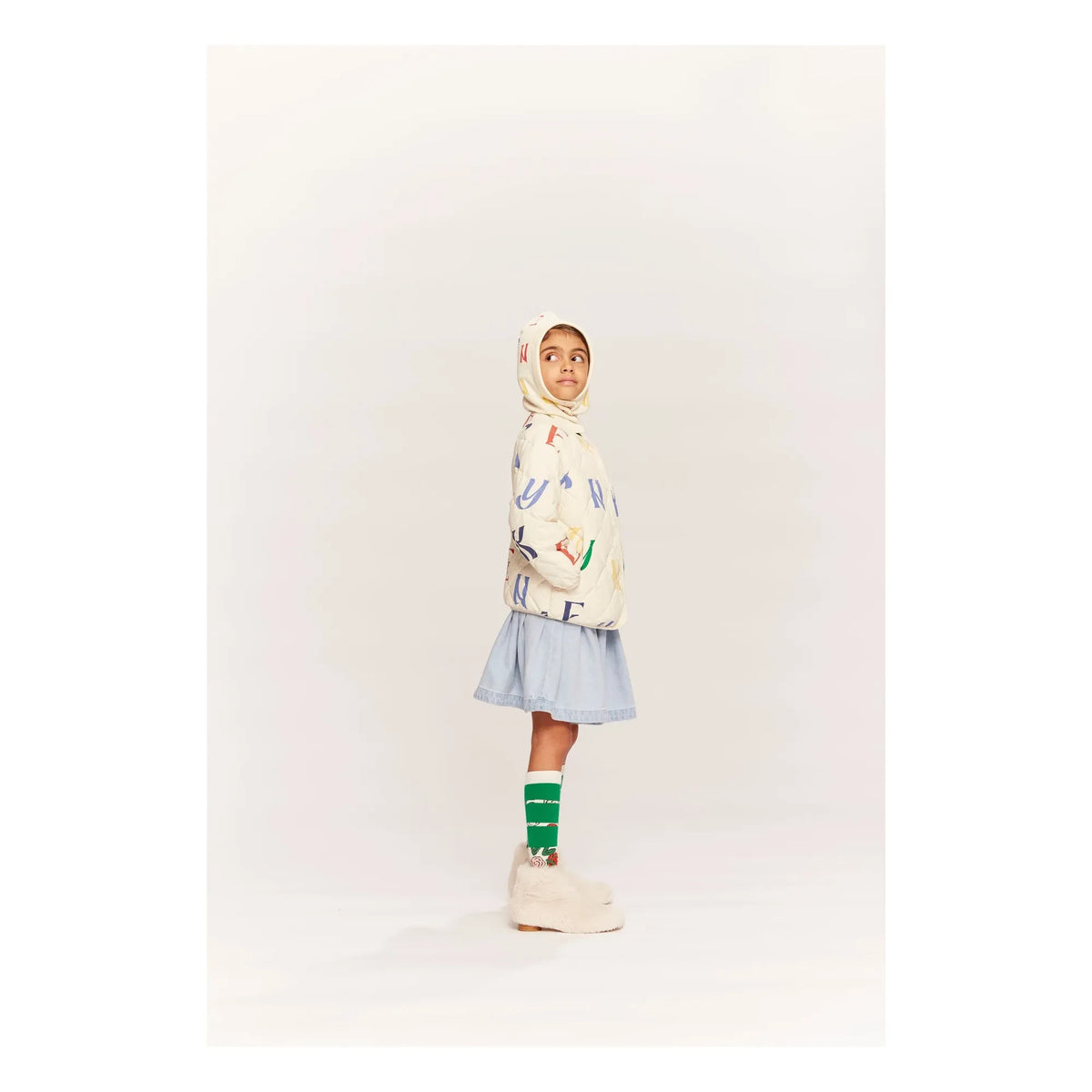 Wynken - Annka Quilted Puffer Coat | Ecru