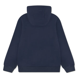 Lacoste - Zipped Hooded Sweatshirt with Logo | Navy