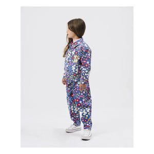 Goldie + Ace - Peony Print Trousers | Blue