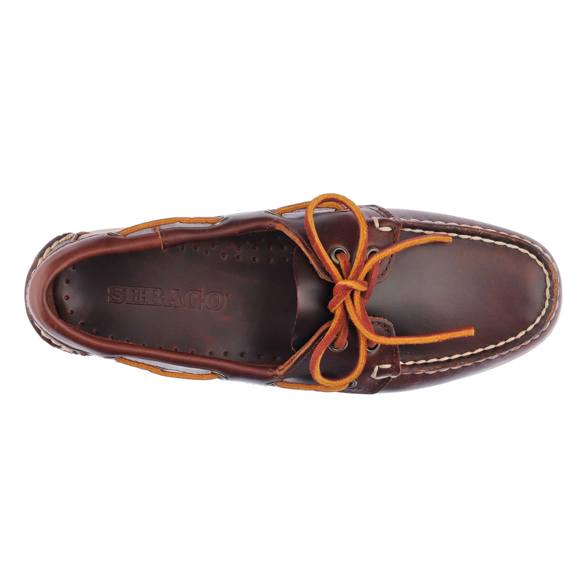 Sebago - Docksides Portland Waxed Loafers | Brown