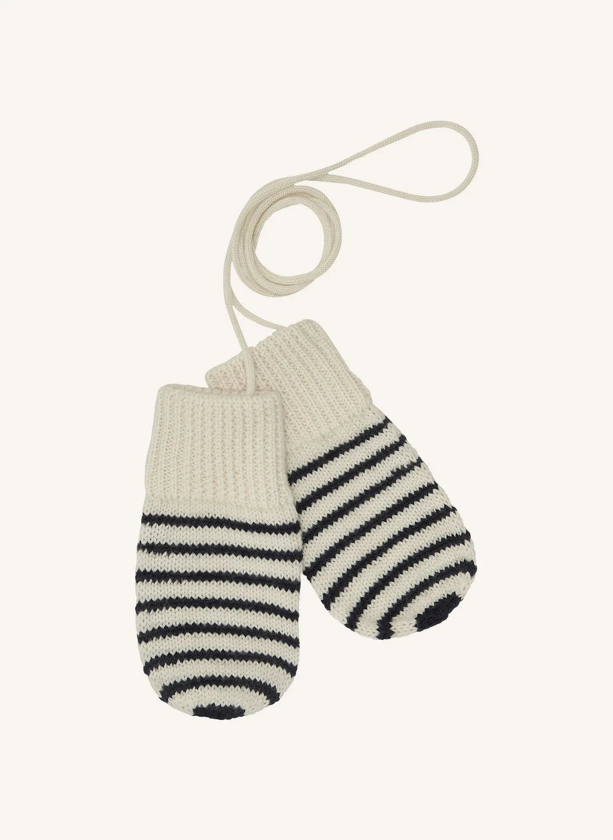 FUB - Wool Striped Gloves | Navy