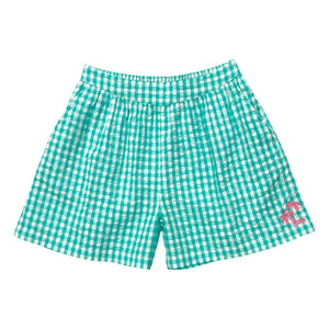 Sunchild - Tomas Vichy Shorts | Turquoise