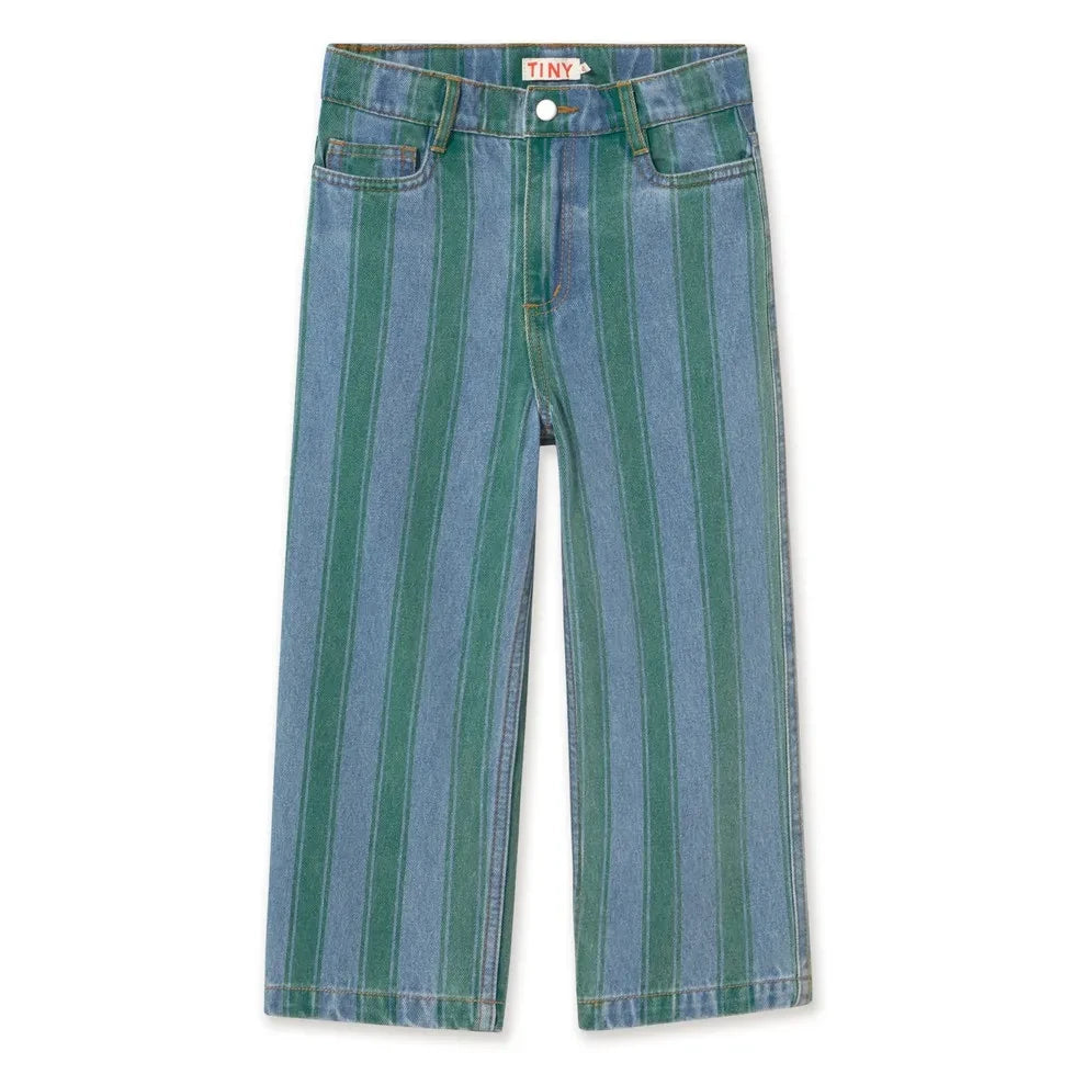 Tinycottons - Striped Denim | Green
