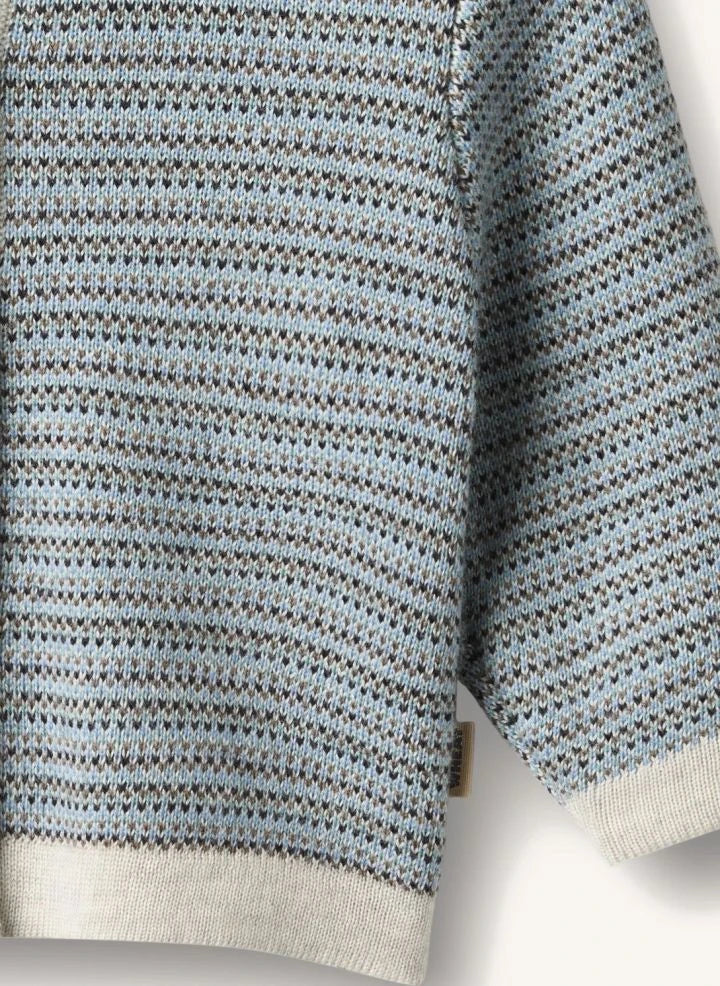 Wheat - Nico Merino Wool Cardigan | Mavi