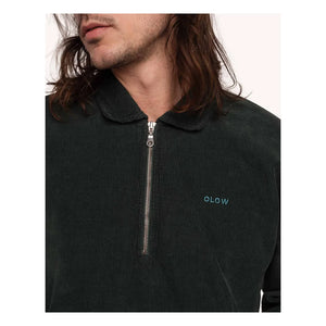 Olow - Manso Half-Zip Sweatshirt | Dark Green