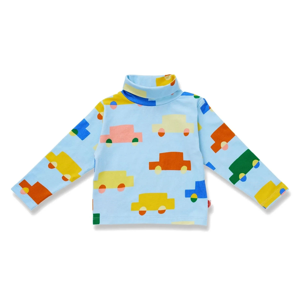 Halcyon Nights - Turtleneck Cars Organic Cotton | Light Blue