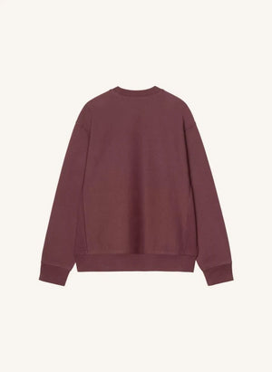 Carhartt WIP - American Script Sweatshirt | Burgundy