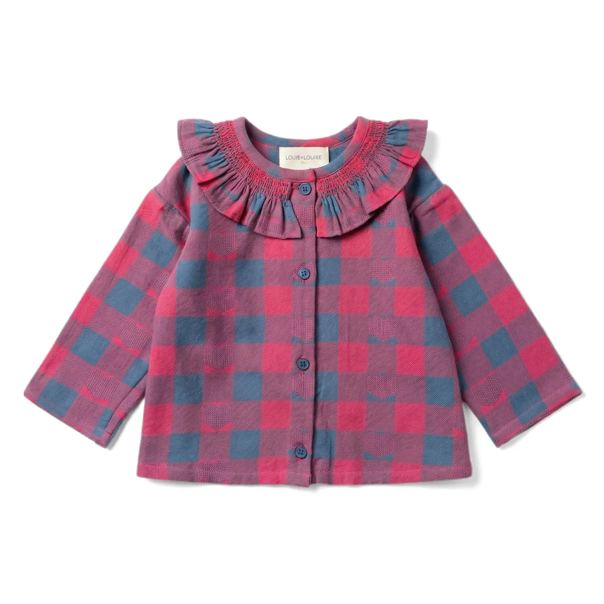 Louis Louise - Nola Heart Printed Blouse | Pink
