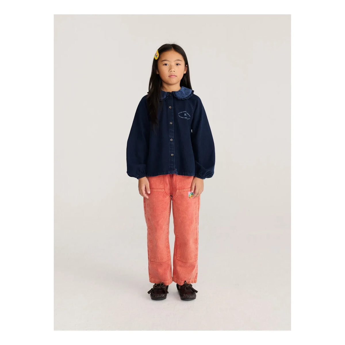 Bobo Choses - Denim Blouse Recycled Cotton | Dark Blue