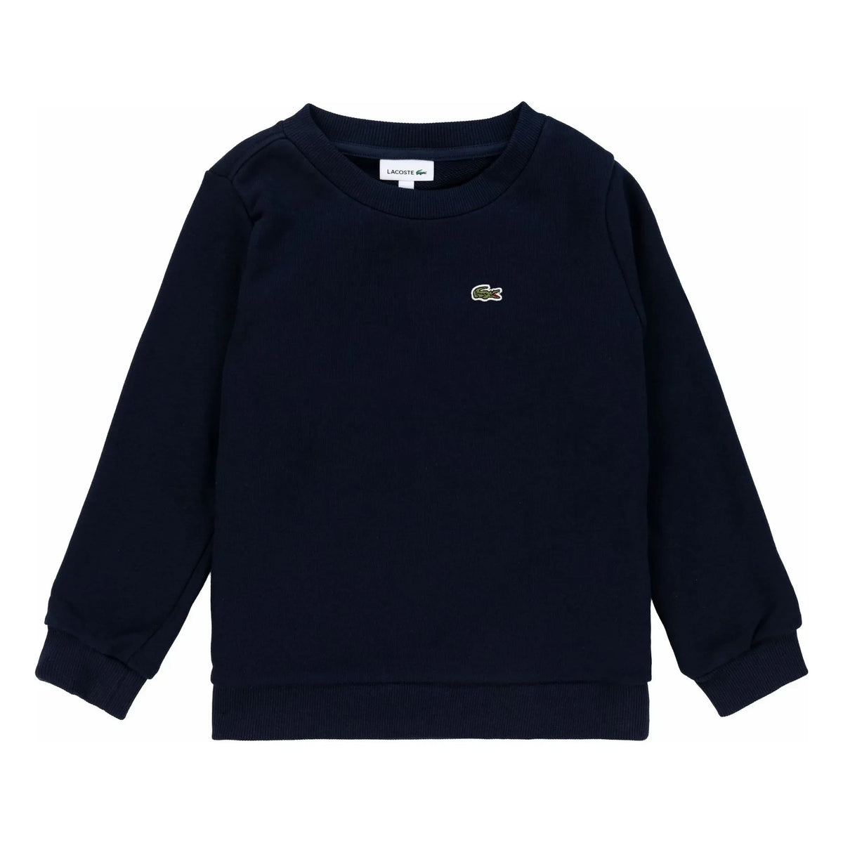 Lacoste - Organic Cotton Logo Sponge Sweatshirt | Navy Blue