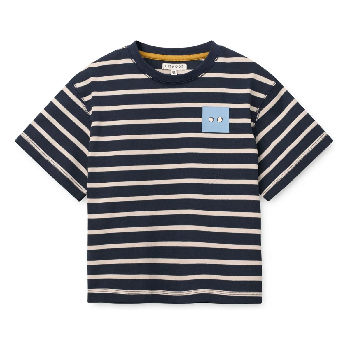 Liewood - Tyler Striped Organic Cotton T-Shirt | Navy Blue