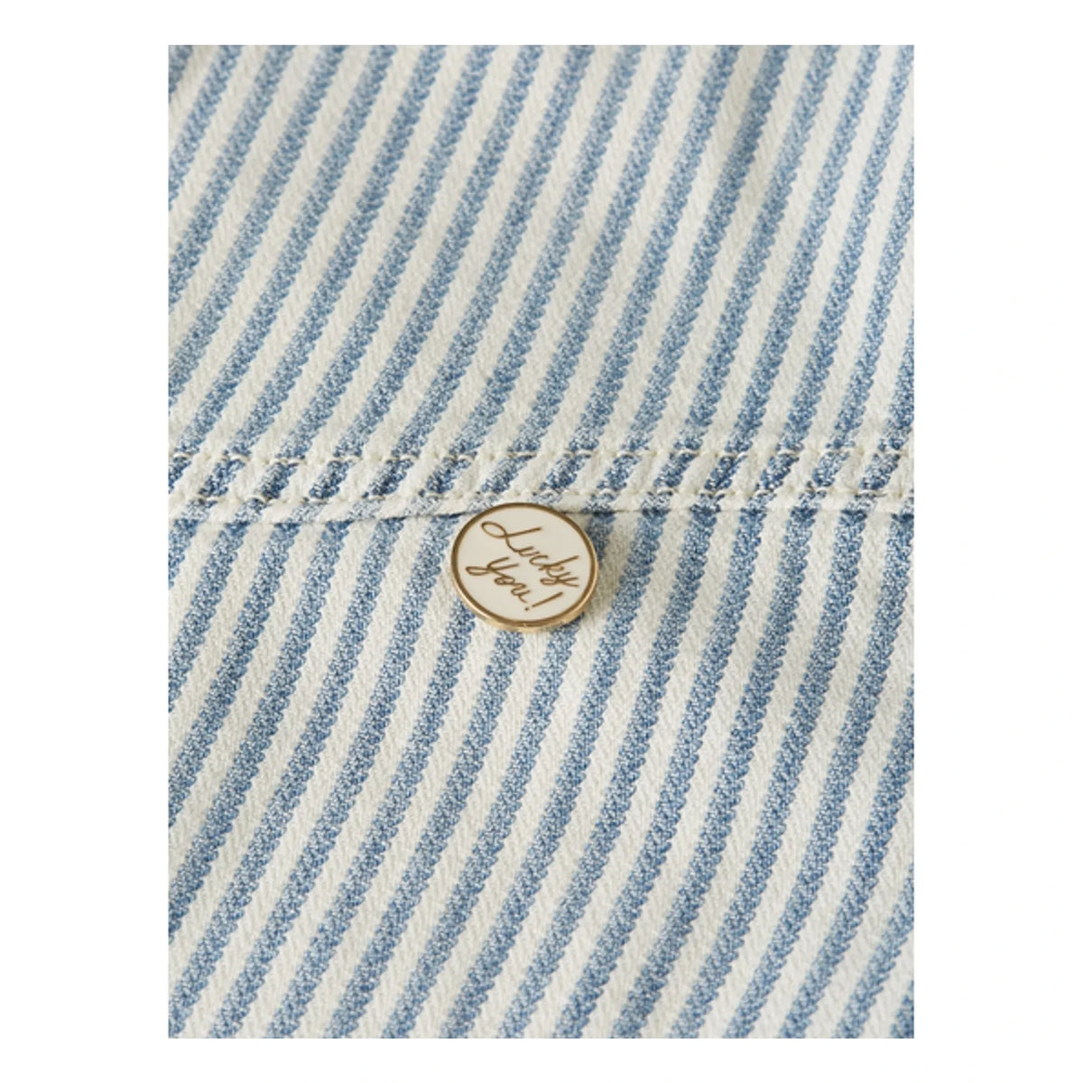 Scotch & Soda - Striped Denim Shirt | Light Blue