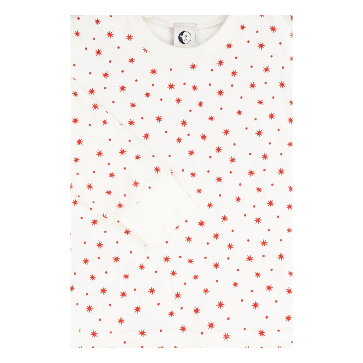 Sleepy Doe - Organic Cotton Star Pajamas | White