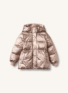 Wheat - Eli Fleurie Padded Jacket Made from Recycled Fibers | Rose Gold