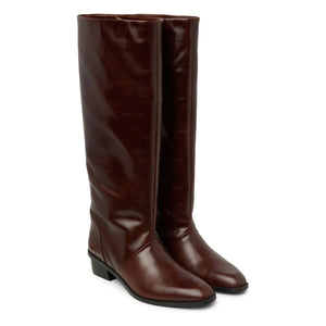 Augusta - Sarah Leather Boots | Chocolate