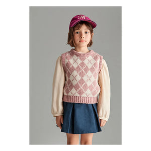 Mipounet - Dina Sleeveless Sweater | Pink