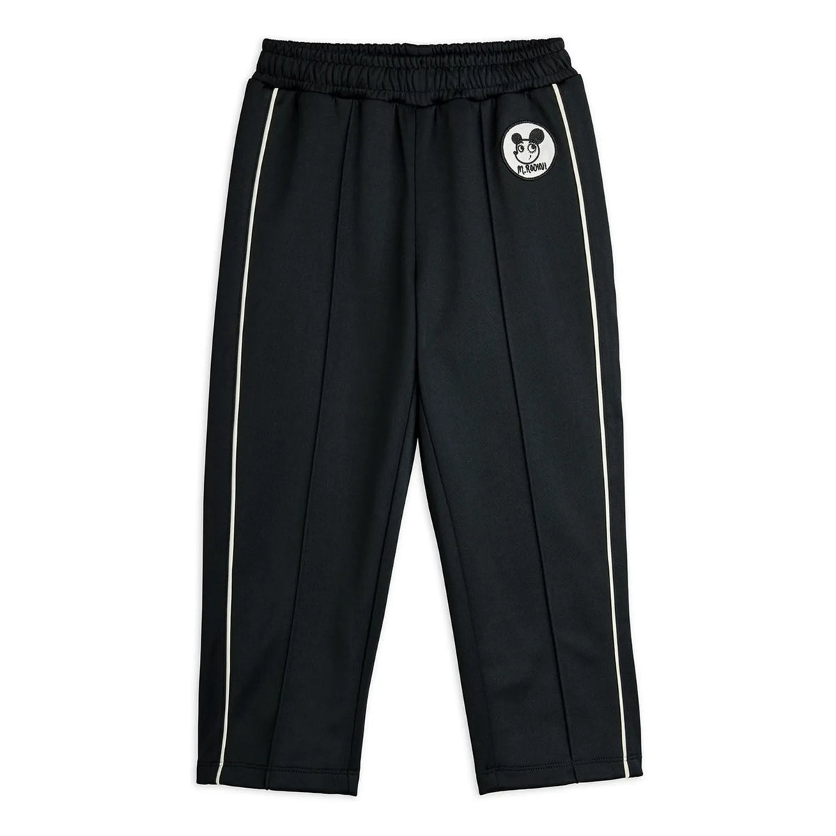 Mini Rodini - Recycled Fiber Fleece Jogging Bottoms | Black