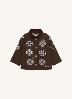 SISSEL EDELBO - Lilibeth Organic Cotton Jacket - Kids Collection | Brown