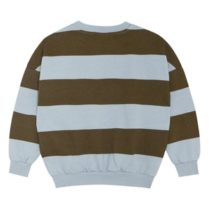 The Campamento - Striped sweatshirt | Haki