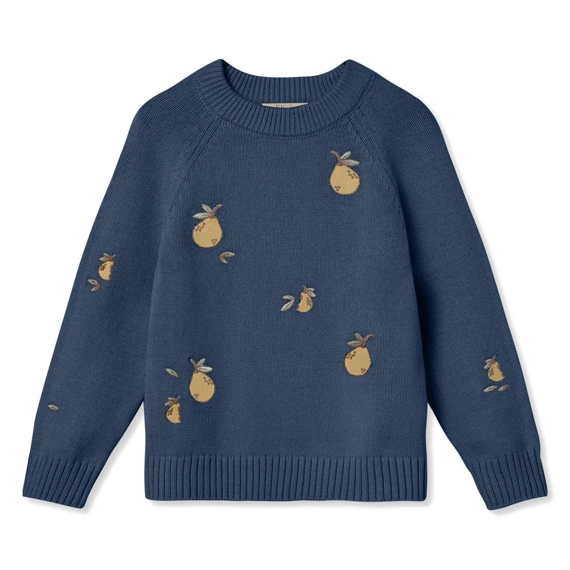 Fliink - Mahdi Poires Organic Cotton Sweater | Navy