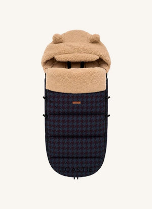 Töastie - Houndstooth Pattern Slippers Made from Recycled Fibers | Navy