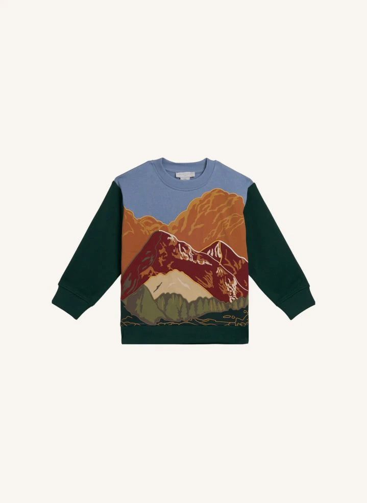 Stella McCartney Kids - Sweat Mountains | Dark Green
