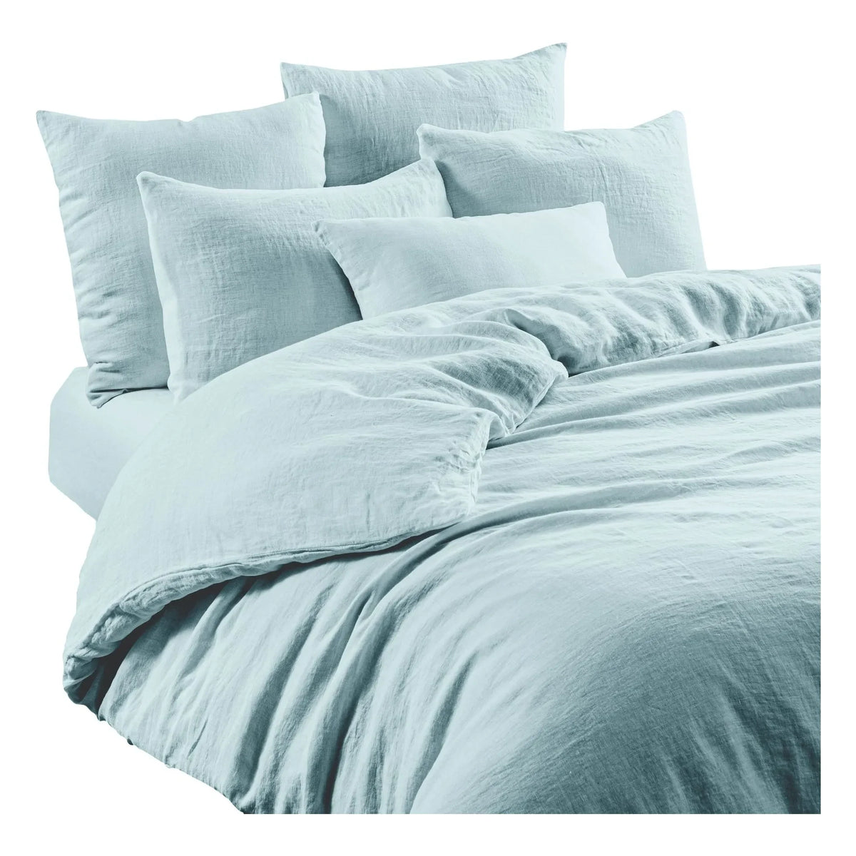 Haomy - Leria linen duvet cover | Light blue
